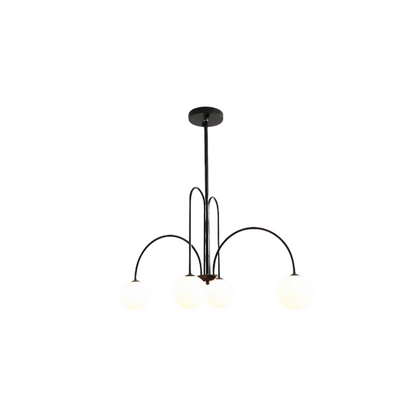 Torino Chandelier, 5*E27, μαύρο, μέταλλο