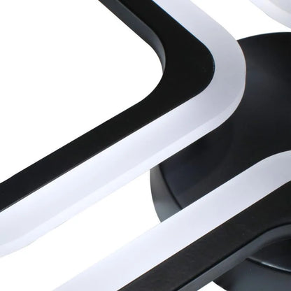 LED LED Pulsaris, 32W, Acrylic, Black, 4000K, IP.20