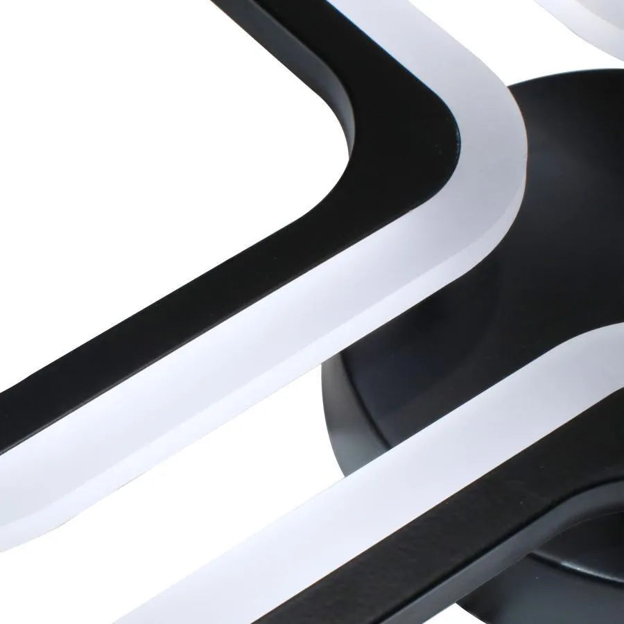 LED LED Pulsaris, 32W, Acrylic, Black, 4000K, IP.20