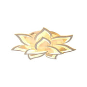 LED πολυέλαιος με τηλεχειριστήριο Lotus, 110W, 9 πέταλα, κρύο/ζεστό/ουδέτερο φως, ασταθές, λευκό