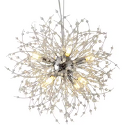 Crystal πολυέλαιος Schönbrunn, 12x G9, διάμετρος 60cm, γυαλιστερό χρώμιο, σύγχρονη κομψότητα